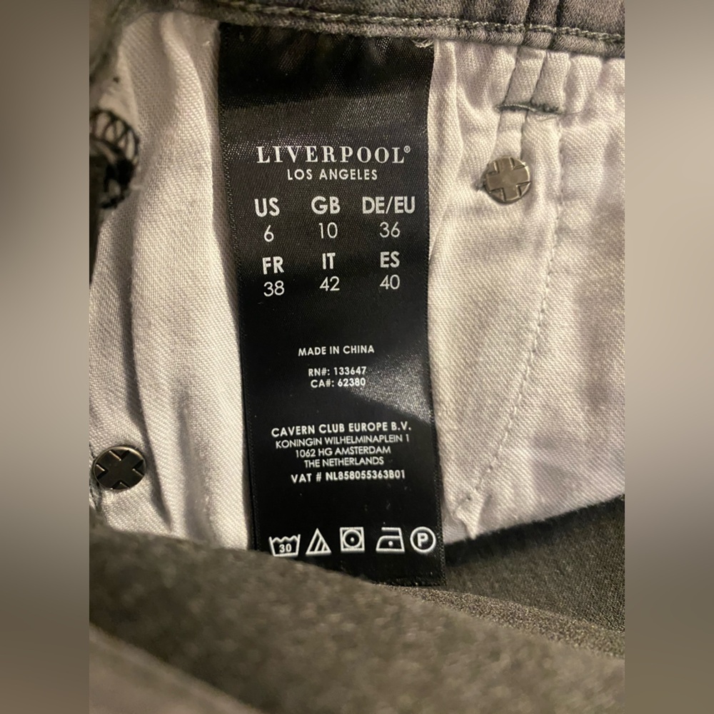 Liverpool Women's Gray the Ankle Skinny - Picture 8 of 10